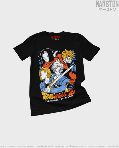 Polera Dragon Ball - Mirai Trunks - Mirai Gohan - Androide 18 - Androide 17 (#ak0)