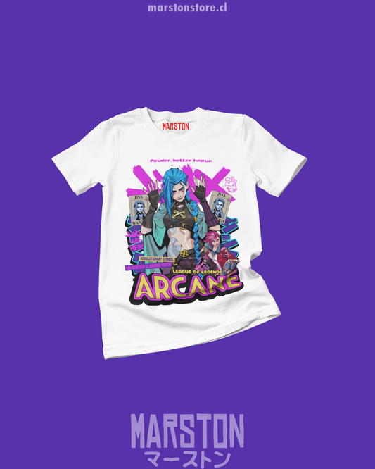 Polera Arcane - Jinx - Vi