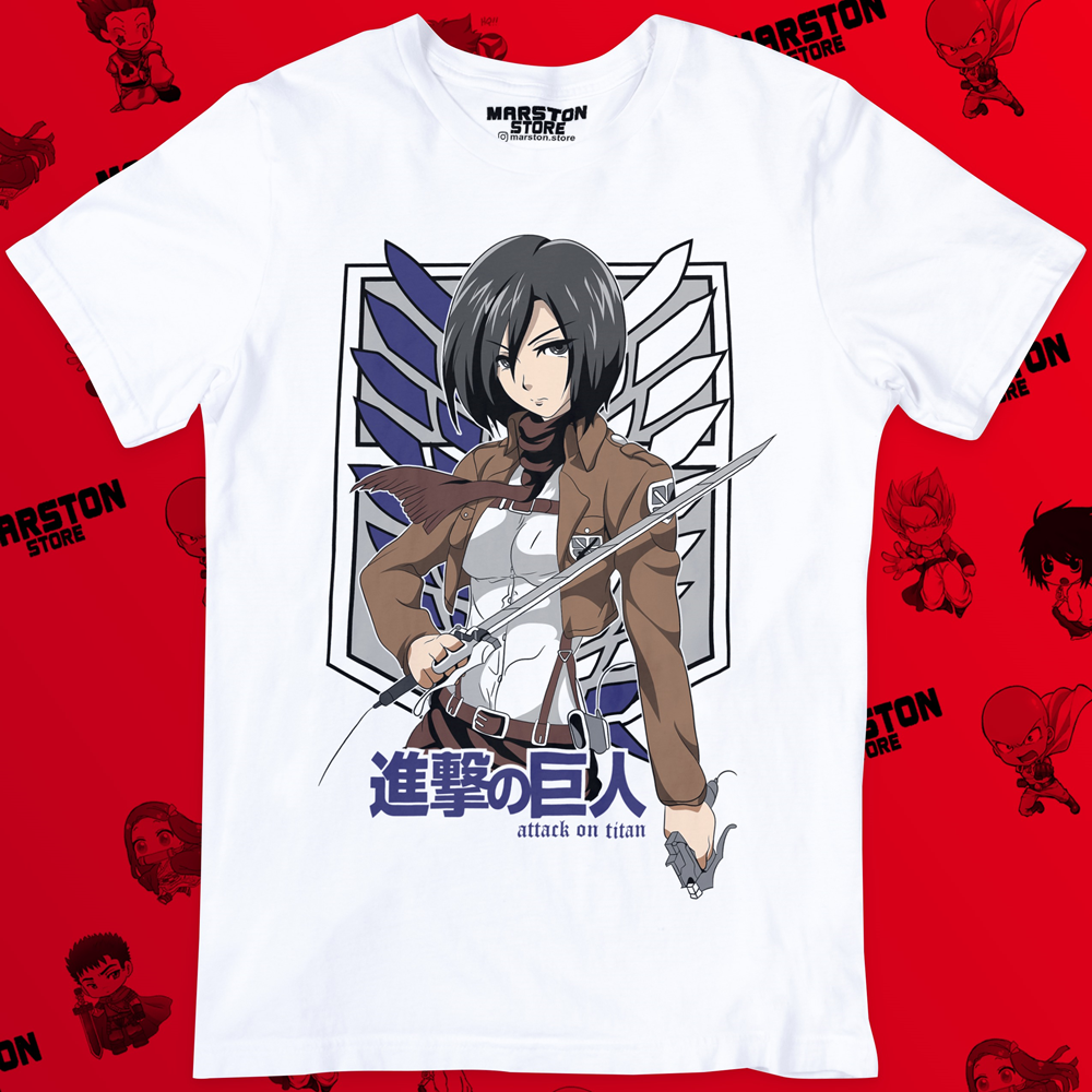 Polera Shingeki no Kyojin - Mikasa