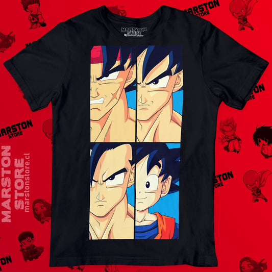 Polera Dragon Ball - Bardock - Goku - Gohan - Goten