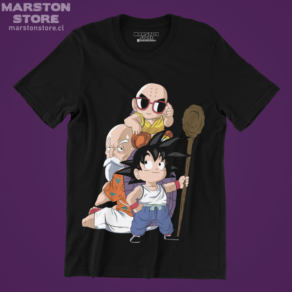 Polera Dragon Ball - Goku - Krillin - Roshi