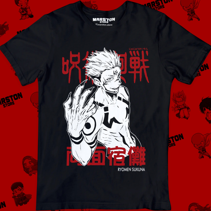 Polera Jujutsu Kaisen - Ryomen Sukuna