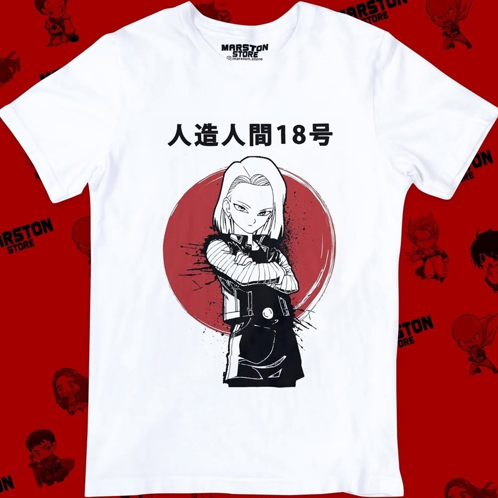 Polera Dragon Ball - Androide 18