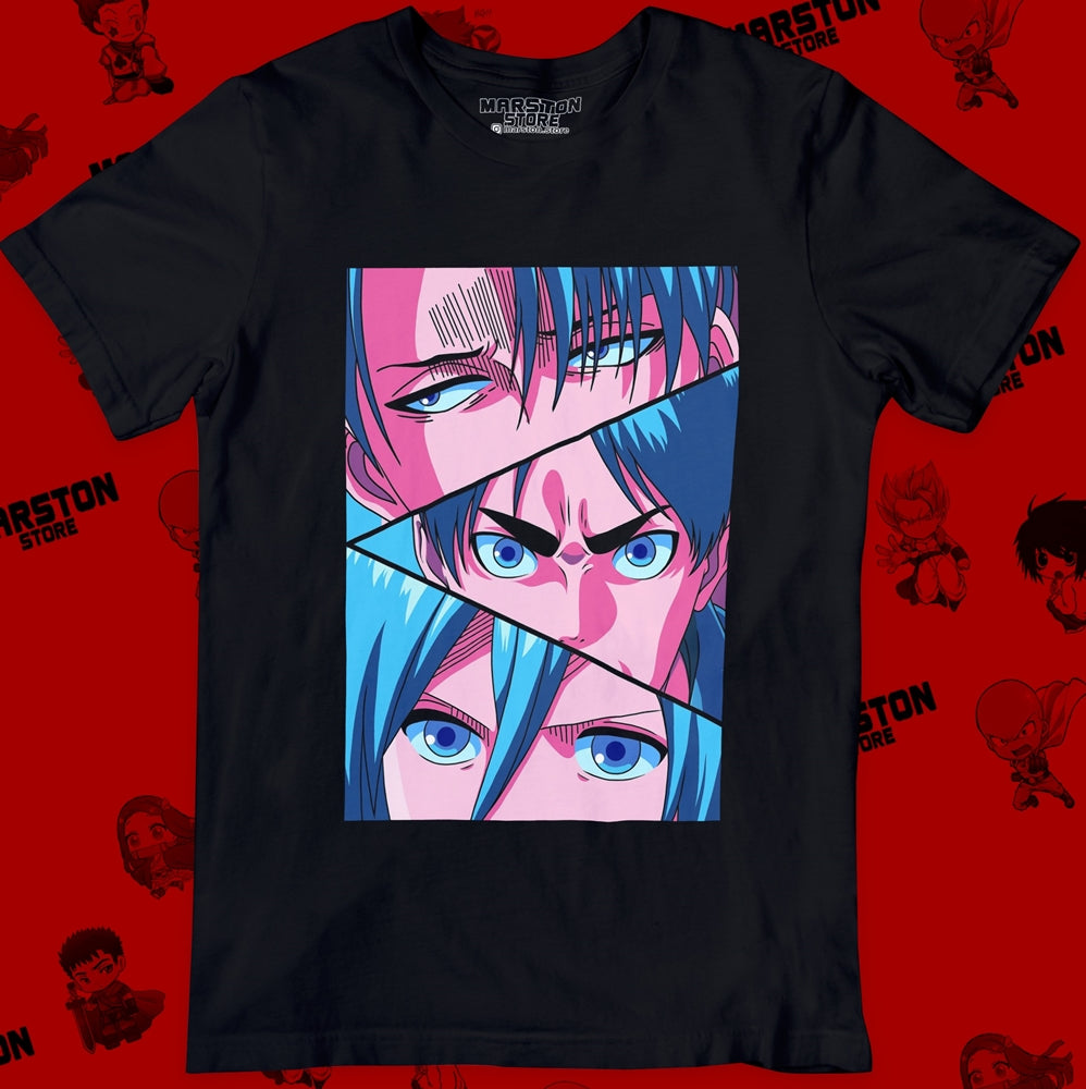 Polera Shingeki no Kyojin  - Levi - Eren - Mikasa