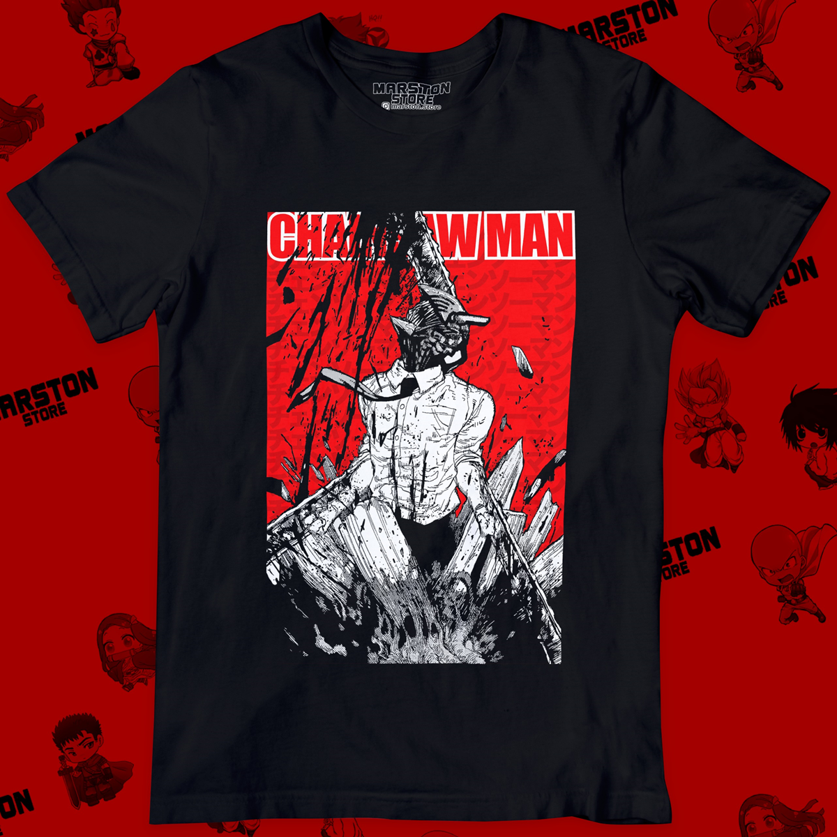 Polera Chainsaw Man - Denji