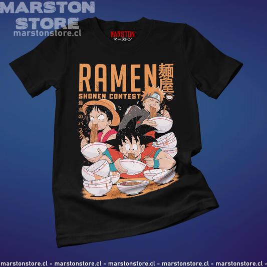 Polera Goku - Naruto - Monkey D. Luffy