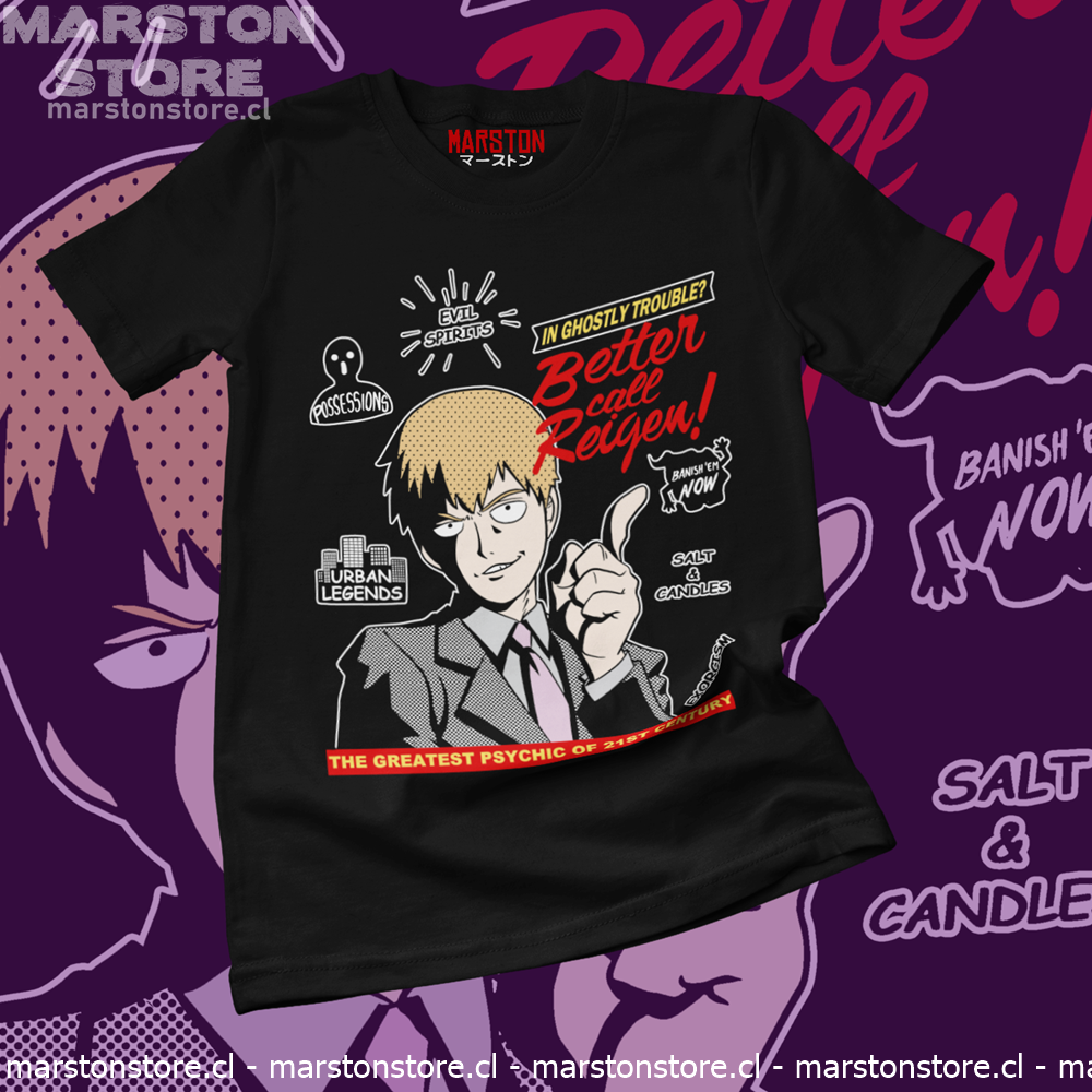 Polera Mob Psycho 100 - Reigen