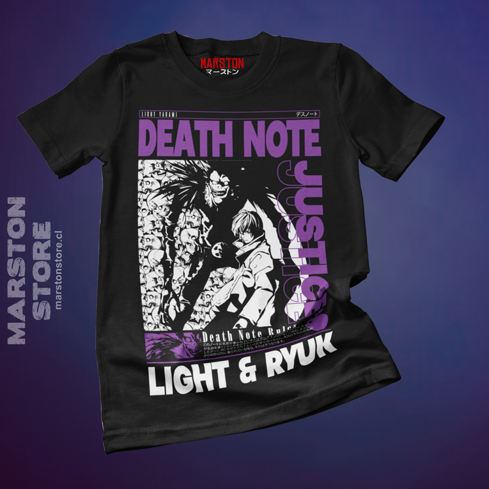 Polera Death Note - Light Yagami - Ryuk (#ak0)